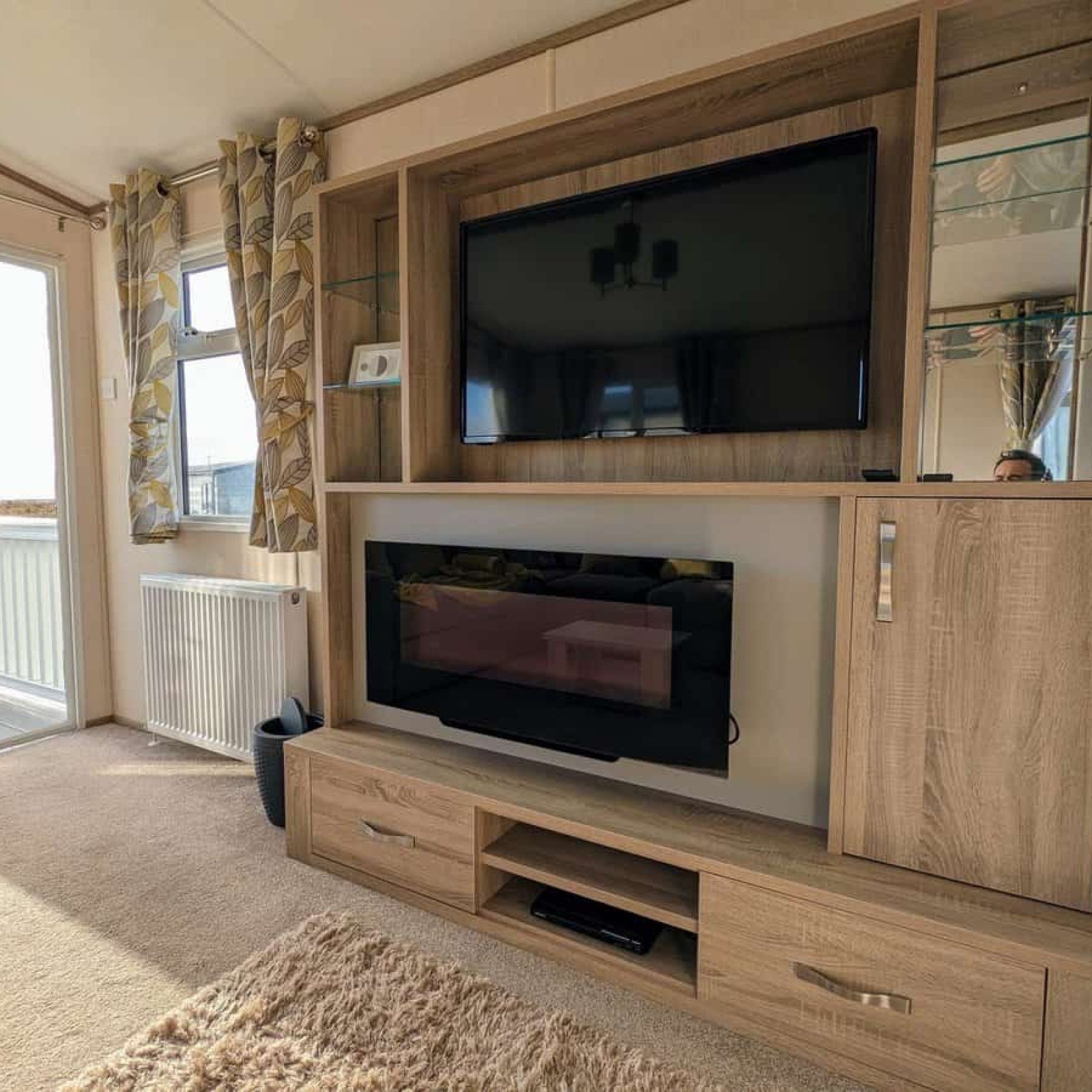 Caravan Living Room Area